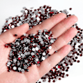 Miniatyrbillede 1 af 4: 14400 stk Røde Flade Rhinestones til DIY Håndværk, Mørk Siam, SS20, 4,6-4,8 mm Dark Siam SS20/14400pcs