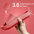 Miniatyrbild 1 av 7: Cloud Tofflor För Män Flip Flops Strand Sandaler Badrum Icke-Slipp Slides Män Kvinnor Tofflor Inomhus Skor Man S Löper B-Red 3.6cm 44-45(passar 43-44)