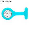 Miniatyrbillede 2 af 7: Fickur Kvinnors Digital Display Dial Clip-On Analog Klocka Fob Sjuksköterska Brosch Pin Häng Ficka Elektrisk Klocka Mode Klockor Gul
