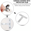 Miniatyrbilde 4 av 8: 20 stk metall snäpphaker Swivel Eye Snap Hook Swivel Hook