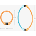 Miniatyrbillede 3 af 10: Mini bærbar cykellås, gratis kombination - Perfekt til cykler, motorcykler, døre, hegn (sort) udendørs