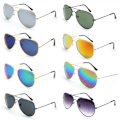 Miniatyrbillede 4 af 7: Moderne solbriller til kvinder og mænd - Pilot runde gradient spejl damebriller Oculos Lentes Gafas De Sol Pilot Model 12 Andre