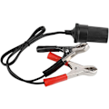 Miniatyrbilde 7 av 8: Sigarett-tenneradapter, 12V bilbatteriklemme på adapter Sigarettuttak Tenner Reiselader