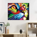 Miniatyrbild 2 av 5: Måla efter nummer-kit DIY Canvas Oljemålning Kit för barn, vuxna SQBB