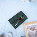 Miniatyrbillede 5 af 9: Løsblads notesbog Notesblok String Retro Dagbog Planlægger Kontorsplanlægger Skolematerialer Grøn