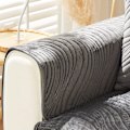 Miniatyrbillede 1 af 7: 1:a Kort Plysch Sofföverdrag, Soffhandduk, Tjockt Halkfritt Överdrag, Hundvänligt, Plysch Möbelbeskyddare, Soffbeskyddare För Katter