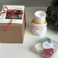 Miniatyrbilde 6 av 8: Julemann Lysestake, Morsomme Votivlysstaker for Julepynt Gold