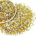 Miniatyrbillede 2 af 4: 14400 stk. Citrongul Flade Rhinestones til Negle og Håndværk, SS16, 3,8-4,0 mm Citrine/Lemon Yellow SS16/14400pcs