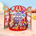 Pikkukuva 1 / 7: Stitch juhlii syntymäpäivää onnittelukortti luova pariovinen pop up 3D-kortti Boojiboo & Angel syntymäpäiväkortti syntymäpäivälahjat HJL-039