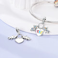 Miniatyrbild 3 av 7: Havssköldpadda Present Pärla Säkerhetskedja För Pandora Original Armband 925 Sterling Silver Clip Charms Hjärta Zirkon D Smycken Tillverkning YQT068