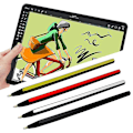 Miniatyrbillede 3 af 3: Blød spids Kapacitiv pekskærm Stylus Pen Mobiltelefon Tablet Tilbehør Jikaix Hvid White
