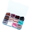 Miniatyrbillede 2 af 5: Kunstige negle matte ren farve mellemlange stilet stil 1 style 1