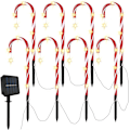 Miniatyrbilde 1 av 8: Polka Pig Utendørs Julelys, Blinkende LED Solcellehagelys (Sett med 16) Set of 16 x 48 cm