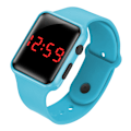 Miniatyrbilde 1 av 2: Barns flickor pojkar gym klockor LED digital midjeband armband julklapp light blue