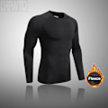 Pikkukuva 1 / 7: Miesten urheilualusvaatteet Fleece Thermal Compression -pitkät alushousut Hiihtopohja Kerros Harjoitushaalari Lapset Talvi Thermal Underwear Juoksusetti D vain paita L