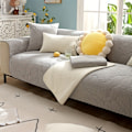 Miniatyrbillede 2 af 7: 1 st Soffa Slipcover Matta, tvättad bomull Mjuk soffmatta för hem sovrum kontorsmöbler skydd