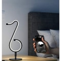 Miniatyrbillede 2 af 5: LED bordlampe Moderne design med fjernbetjening RGB bordlampe til stue