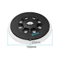 Miniatyrbillede 5 af 5: 150 mm Slibepude med velcro, blød hård f Festool Festo RO 1E,2E,ETS,LEX,WTS,Rotex style2947