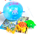 Pikkukuva 4 / 5: 5 kpl Lelua Antistress Puhallattava Eläinlelu Pehmeä Pallo Pallo T Satunnainen Väri Random Color one size