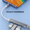 Miniatyrbild 4 av 5: 4-portars USB 3.0 Hub Höghastighetstyp c USB Hub 5 Gbps Splitter för