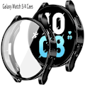 Miniatyrbilde 2 av 7: Etui til Samsung Galaxy Watch 4 5 6 40 mm 44 mm Deksel Dekning Silikon TPU Bumper Skjermbeskytter Fullstendig Tilbehør Sølv Galaxy Watch6 44mm