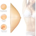 Miniatyrbilde 3 av 6: Silikon Brystform Mastektomi Protese Trekantform 250g 250g