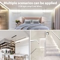 Miniatyrbillede 7 af 8: Arote 24V COB LED Strip - 5m Vandtæt Kold Hvid 6000K, IP65 Dæmpbar, 320 LED'er/m Høj Lysstyrke til Hjemmedekor (Strømforsyning Medfølger Ikke) Cold white 5 m