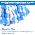 Pikkukuva 3 / 4: 3 kpl Mop-Päällisiä O-Cedar RinseClean Spin Mopille - Helppo Puhdistus 3pc for Rinseclean Base