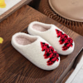 Miniatyrbilde 4 av 8: Morsomme juletoffler, elg i plysjdesign for soverommet Christmas tree L 36/37 EU