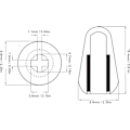 Miniatyrbilde 3 av 8: Gitar Pickup Switch Tips Switch 3 Way 5 Way Cap Switch Knop for ST TL Style Elgitarrer (BLACK) BLACK