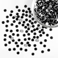 Pikkukuva 3 / 4: 14400 kpl Mustat Litteät Strassit DIY-Töihin, Jet Black, SS10, 2,7-2,9 mm Black SS10/14400pcs