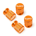 Miniatyrbillede 2 af 7: Bilhjulventil Caps Dæk Stjälm Täckningar Airdust Vandtæt Til Skoda Superb Tilbehør orange3