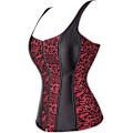 Pikkukuva 2 / 5: Naisten korsetit Overbust Bustier Top Goottilainen exy houlder Punainen 2928 S Red 2928 S