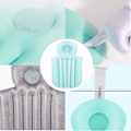 Miniatyrbillede 4 af 4: Helkrops Badekudde, Badekar Kudde, Spa Badekar Kudde Ergonomisk Kudde For-hhny blå blue A