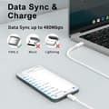 Miniatyrbilde 6 av 7: 2-pakning USB C til USB C-kabel 2 m, USB C-kabel hurtiglading USB type C-maks