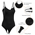 Miniatyrbild 3 av 6: Sömlös Shapewear, Justerbara Remmar Helkroppsshaper för Kvinnor, String Tummy Control XXL