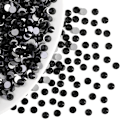 Pikkukuva 2 / 4: 14400 kpl Mustat Litteät Strassit DIY-Töihin, Jet Black, SS10, 2,7-2,9 mm Black SS10/14400pcs