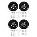 4 Set Bagage Resväska Ersättningshjul YD 80mm-max