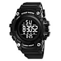 Miniatyrbillede 1 af 7: Sport Watch Multifunktion Militär Watch Vækkeur Stor urskive Digitale ure Vandtæt elektronisk armbåndsur Sort