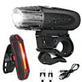 Miniatyrbillede 1 af 8: YOUOKLIGHT Vandtæt Cykellampe LED Super Lys Cylinderlampe Black Svart