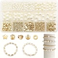 Miniatyrbild 1 av 7: 720st pärlor för armbandtillverkning DIY pärlsmycken Vuxna berlocker String Crystal Supplies 720pcs