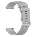 Miniatyrbillede 1 af 7: 20 22 mm silikone rem til Garmin Venu 3 Band Forerunner 265 255 245 Music Vivoactive 4 Band til Garmin Venu Sq 2 Plus armbånd Grå 22mm