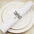 Miniatyrbilde 2 av 3: 10 stk. Libell Dragonfly Servietteringer, Dyr Insekt Dragonfly Serviettringholder