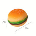 Miniatyrbillede 4 af 7: 3st Squishy Mad Hamburger Pommes Frites Sodavand Squeeze Legetøj, Myrstress Bold Stress Reliever