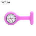 Miniatyrbillede 4 af 7: Fickur Kvinnors Digital Display Dial Clip-On Analog Klocka Fob Sjuksköterska Brosch Pin Häng Ficka Elektrisk Klocka Mode Klockor Gul