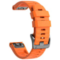Pikkukuva 1 / 7: 22 mm 26 mm silikonrem för Garmin Fenix ​​7X 7 Pro Solar/6X 6 Sapphire 5 5X Plus 3 3HR/Epix QuickFit WatchBand 1:1 Officiellt band style1 Orange style1 Orange QuickFit 26mm