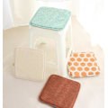 Miniatyrbillede 1 af 4: Sæt med 2 Lysegrå Firkantede Barstol Puder med Bånd, 13,7 x 13,7 Tommer Åndbare Puder Light Grey 13.7x13.7 inch