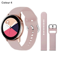 Pikkukuva 1 / 7: 20 mm 22 mm silikoninen ranneke Samsung Galaxy Watch Active 2 Watch 3 4 5 6 45 mm 42 mm 47 mm Gear S3:lle, ranneke Amazfit bip Color 4:lle Gear S3:lle