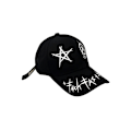Miniatyrbilde 4 av 9: Unisex Graffiti Baseballcaps, K-pop Boys Utomhus Spänne Kep, E E