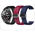 Pikkukuva 7 / 7: Magneettulukko Silikonranneke Huawei Watch 3 pro GT3 GT2 42mm 46mm Mi Watch S1 Pro/ Watch 2 20mm 22mm Vyö Ranneke vaaleanpunainen Mi Watch Color 2